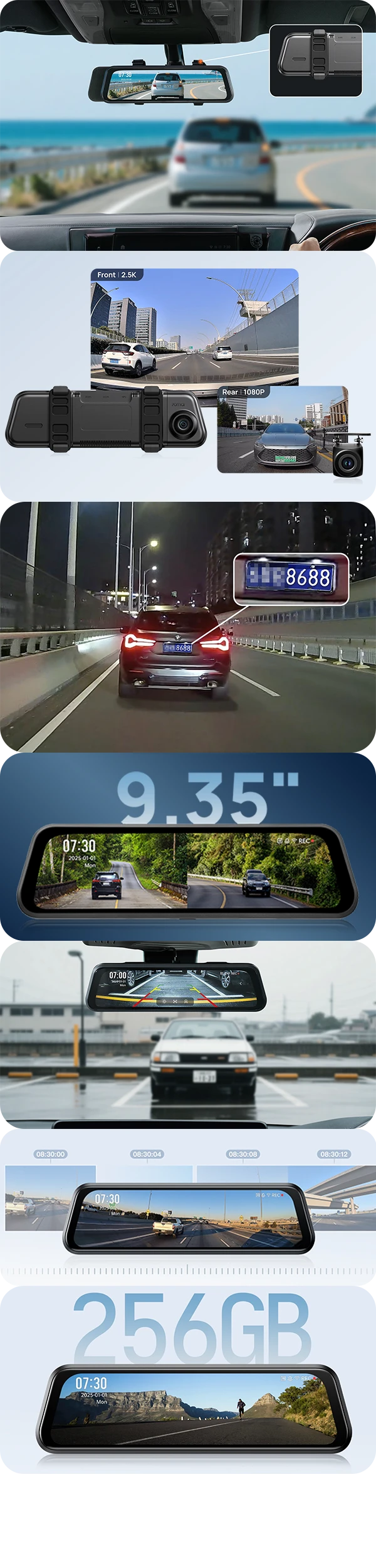 70mai S410 2.5K More than a rearview mirror